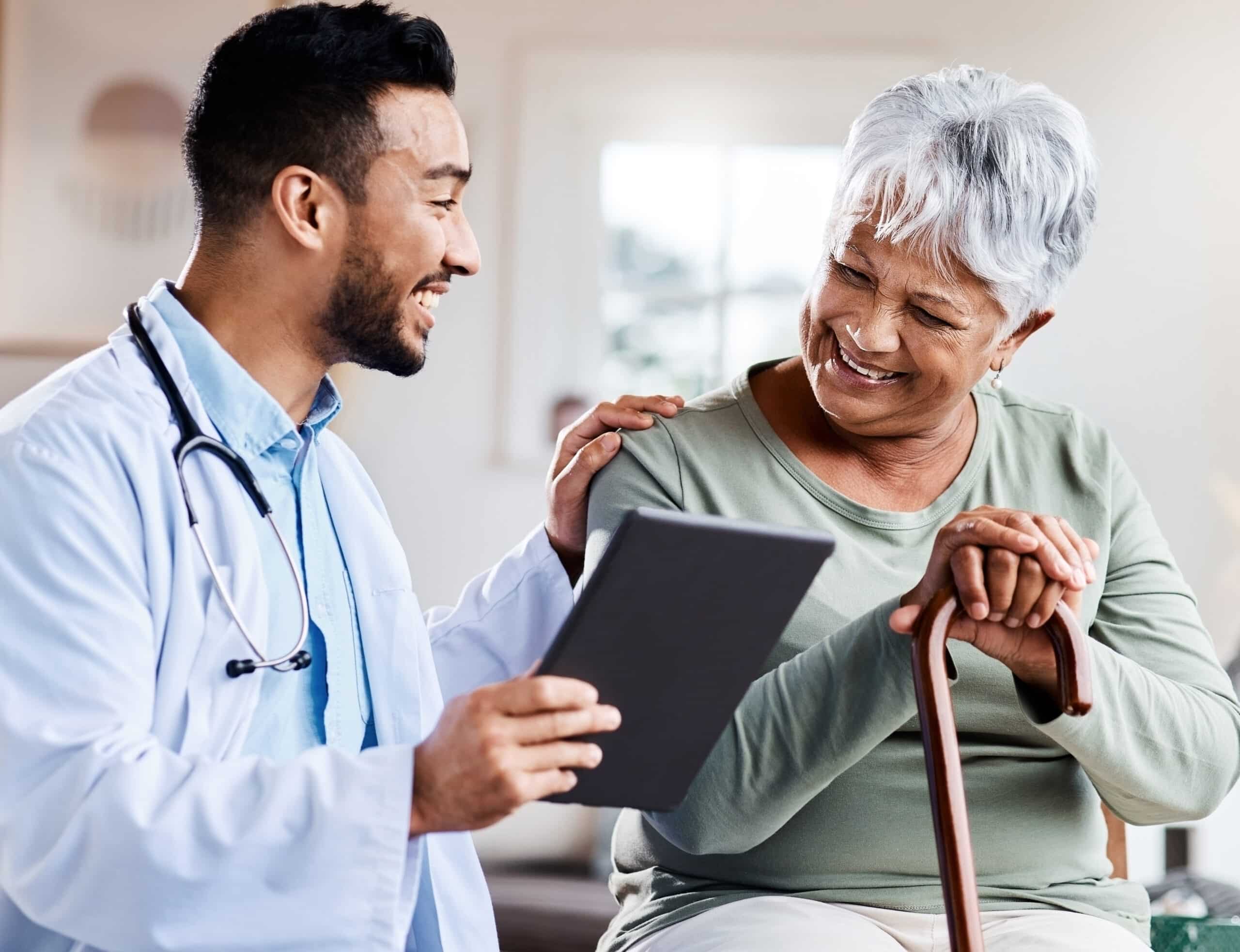 doctor sharing information